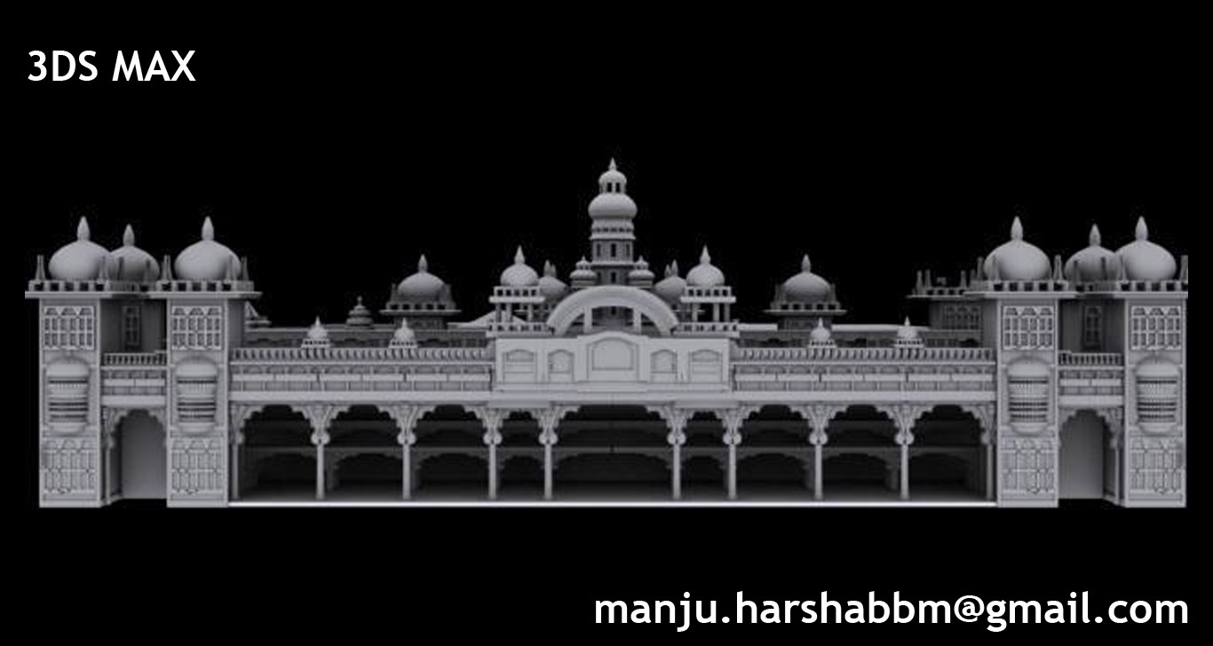 How to Draw Mysore palace | Easy drawing - YouTube