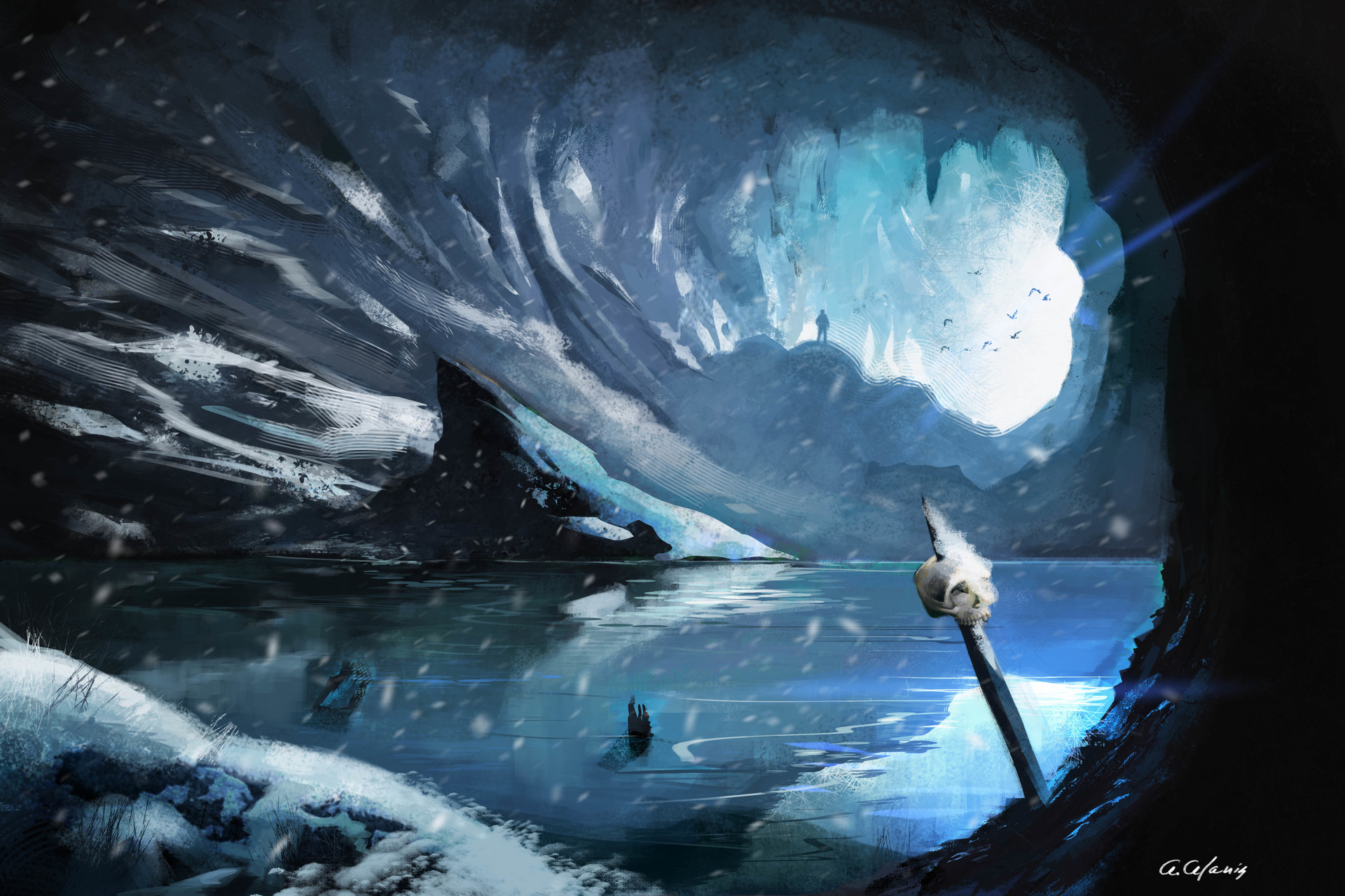 ArtStation - Ice cave