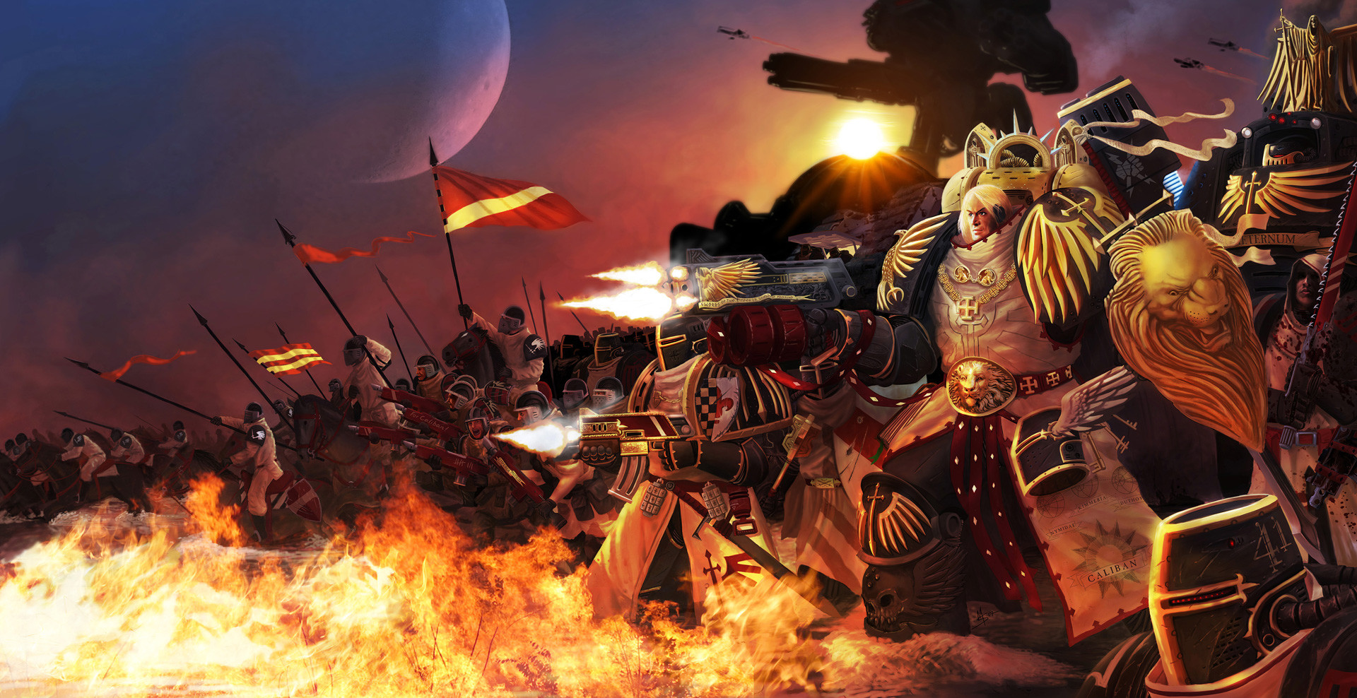 Artstation 1st Legion Primarch Lion El Jonson Michael Schierup