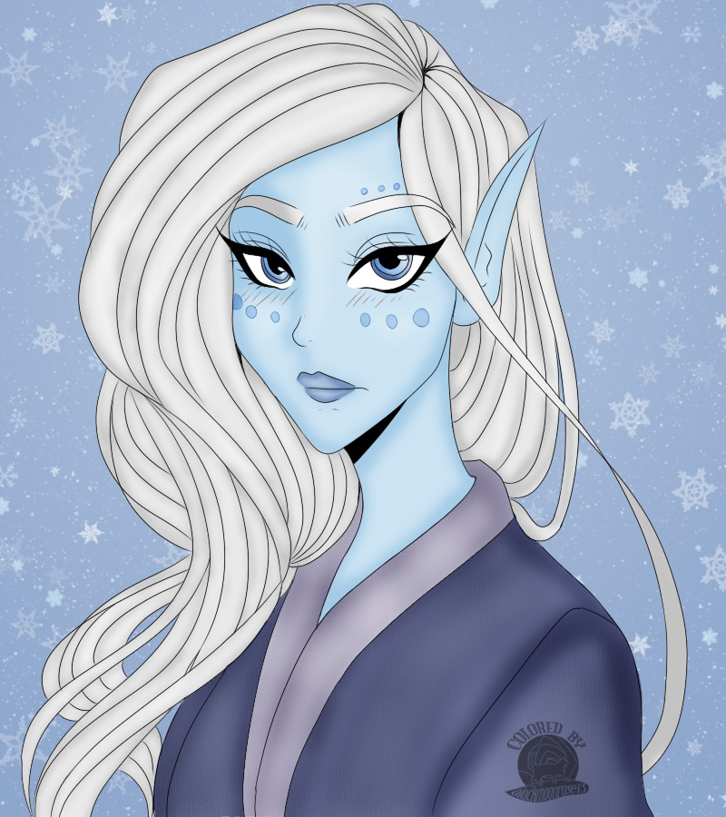 Artstation Snow Elf Cat Luniscia