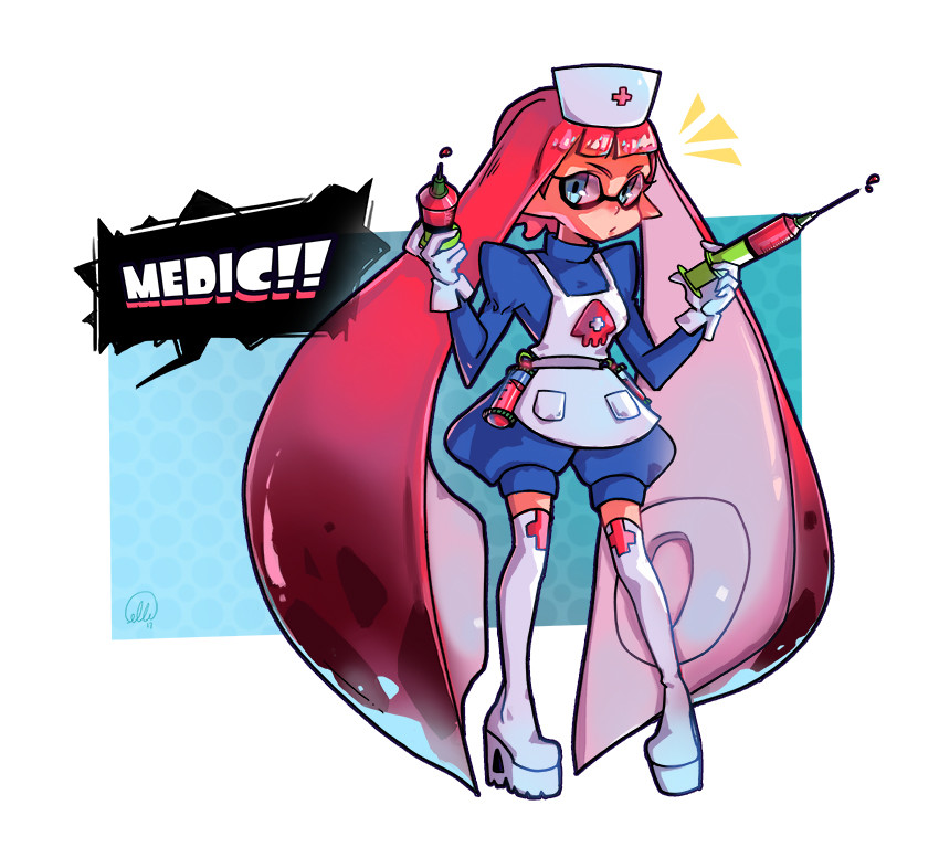 ArtStation - Splatoon - Inkling Medic