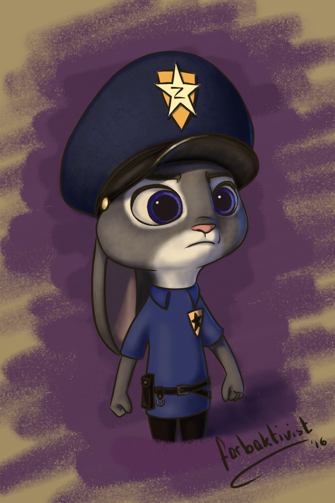 ArtStation Young Judy Zootopia Fan Art