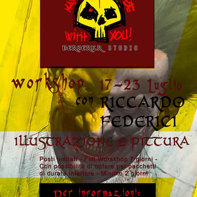 Riccardo federici locandina 2 wksp berserkr studio logo