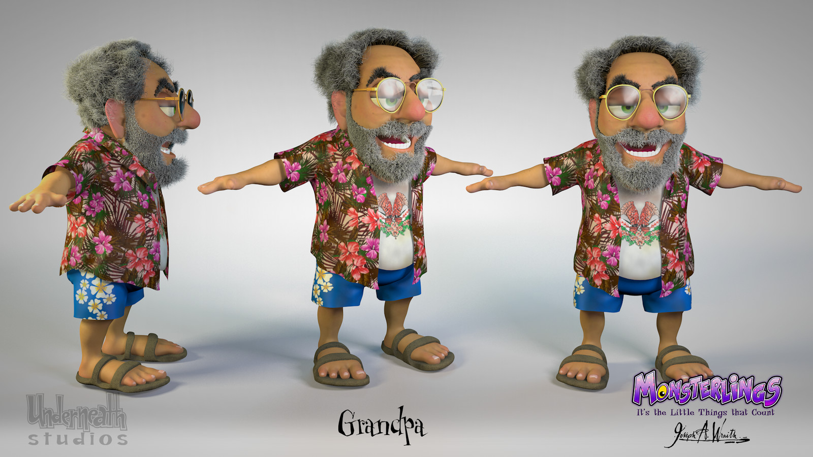 Monsterlings - Grandpa Character
