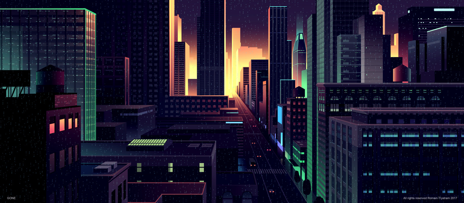 Artstation Gone 5 Romain Trystram There are building, office building, urban, town, city wallpaper image. artstation gone 5 romain trystram