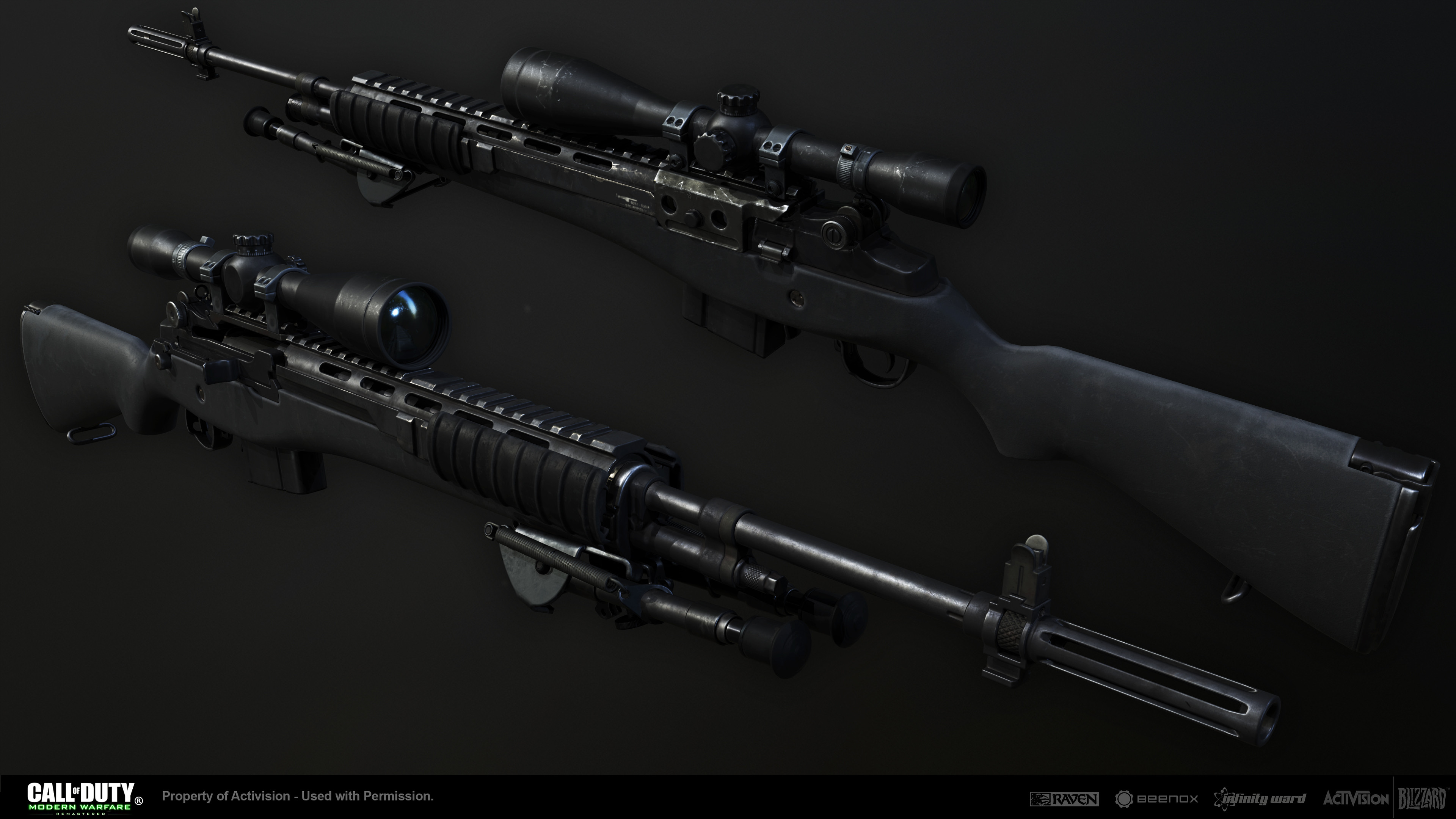 Artstation Modern Warfare Remastered M21 Ethan Hiley