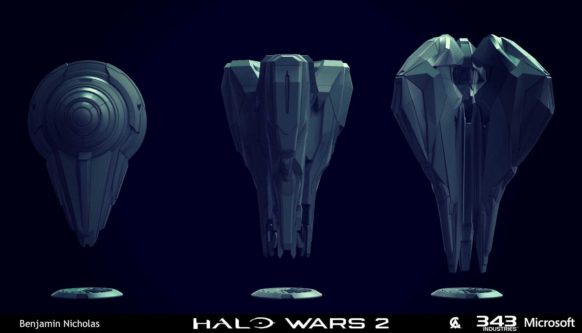 Belgian Boolean - Halo Wars 2 Capture Point and Light Bridge Concepts
