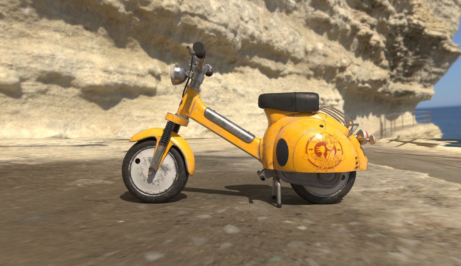 Wallpaper Artstation Alpha S Scooter Duy Thai For Android