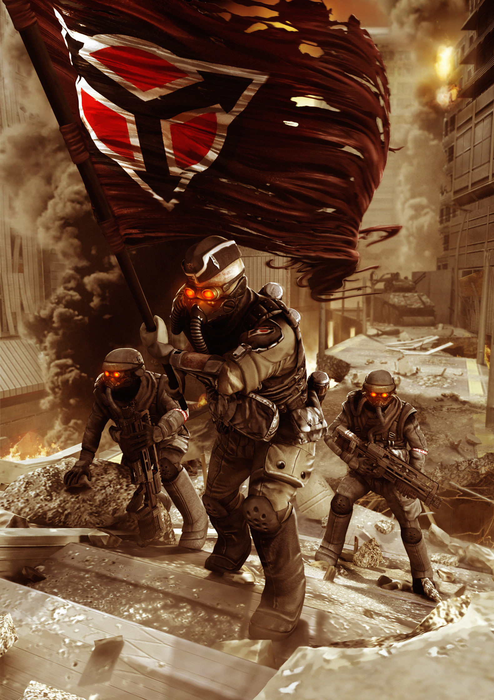 Conceptual cover art for a Killzone 1 remake,thoughts? : r/killzone