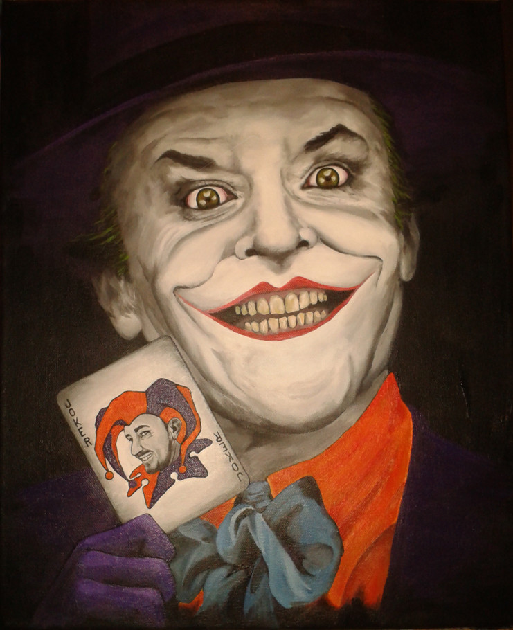 Commision Jack Nicholson as The Joker, Laura Saavedra.