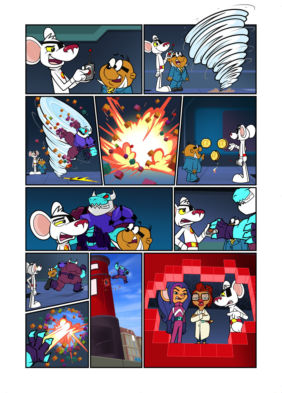 Danger Mouse - "The Mouse Who Noob too much!" Page 4