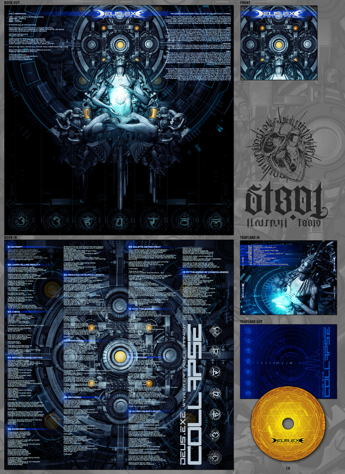 Artwork/Poster for the Band: Deus.exe (Metal/Industrial/Death Metal)