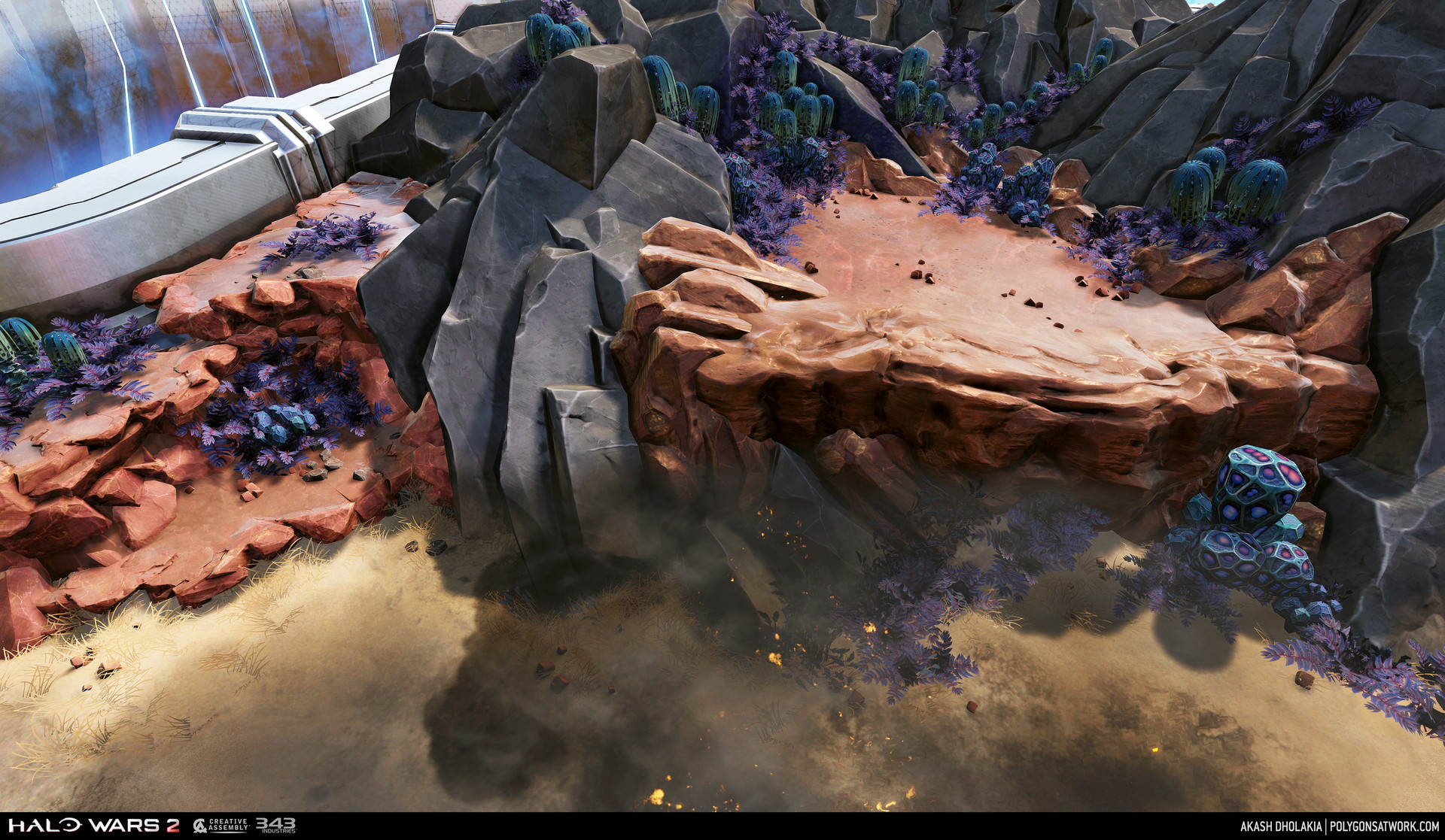 Akash Dholakia Portfolio Halo Wars 2 Lights Out