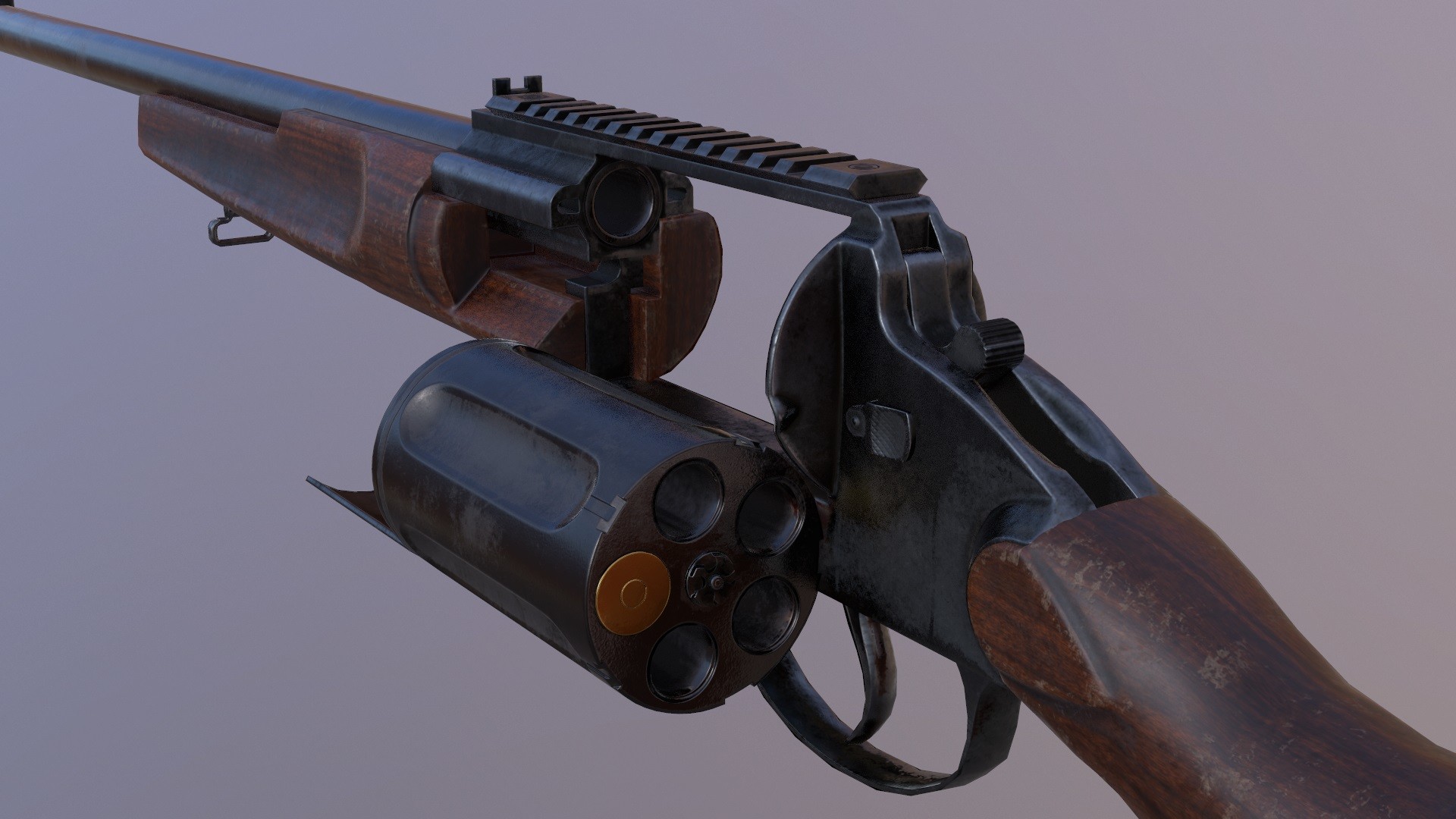 Revolver Shotgun MTs 255, Maxim Koptelov.