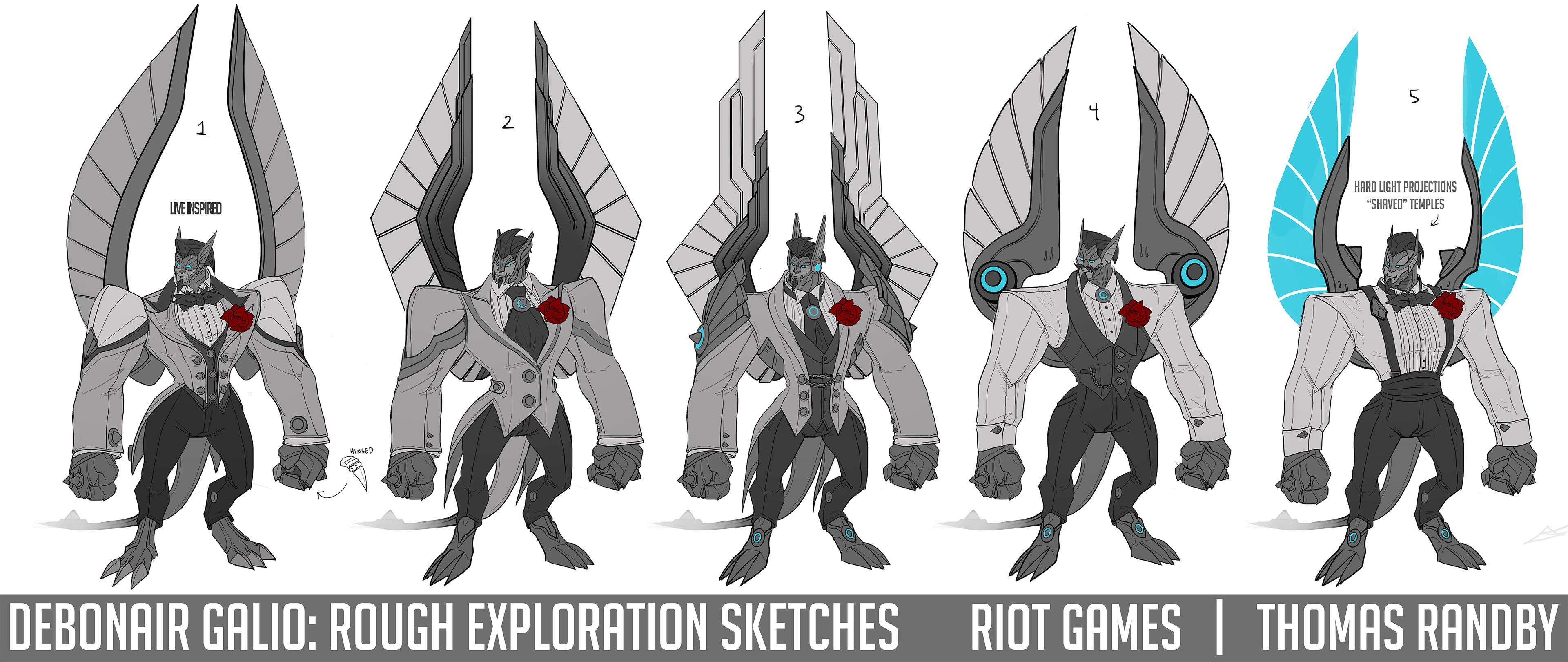 Artstation Debonair Galio Visual Update Model Concepts Thomas Randby League of legends debonair galio skin spotlight. artstation debonair galio visual