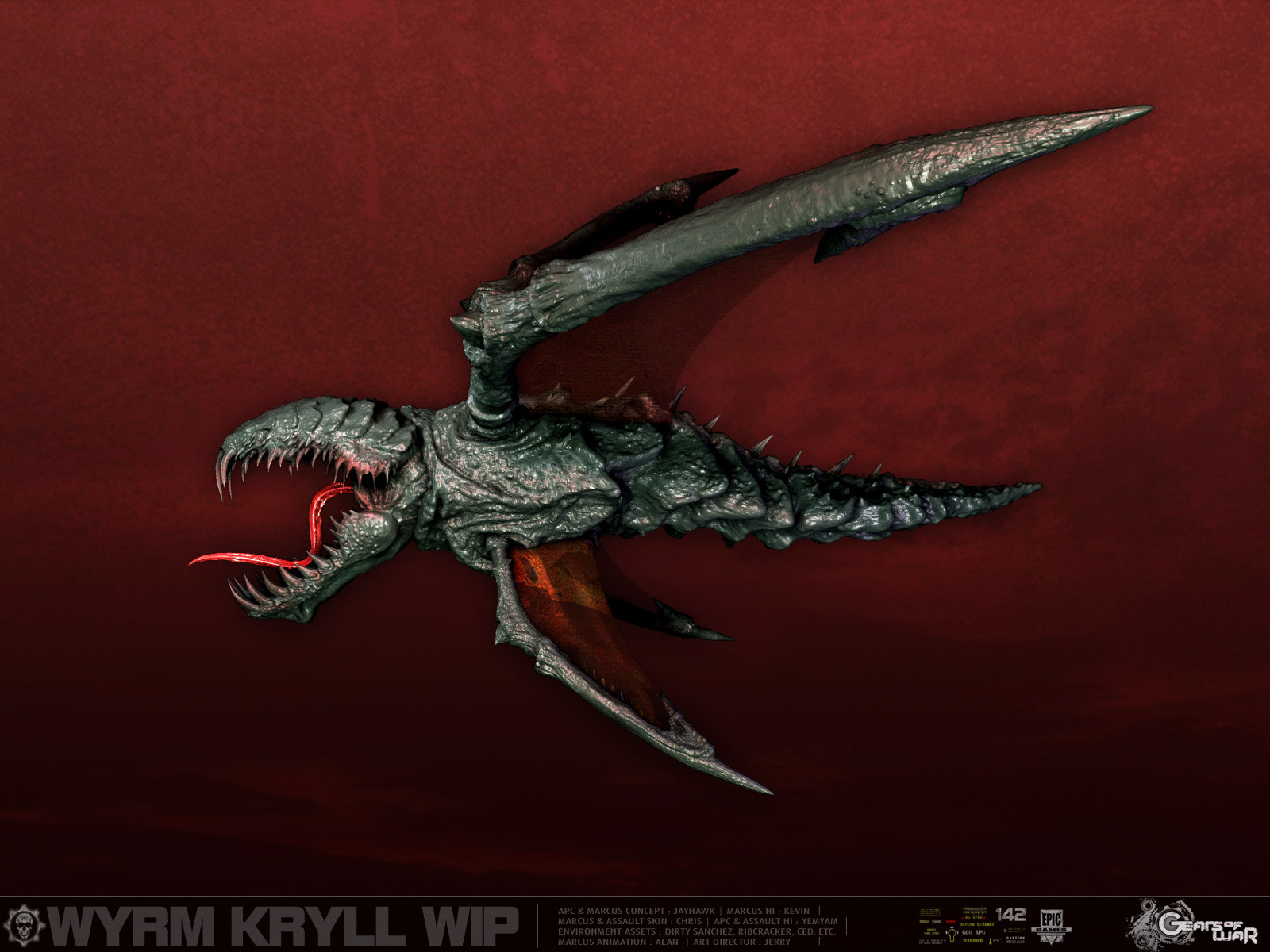 Artstation Gears Of War Creatures Pete Hayes Use the torque bow to get rid of the shielding kryll, then take out the longshot and shoot raam in the head. gears of war creatures pete hayes