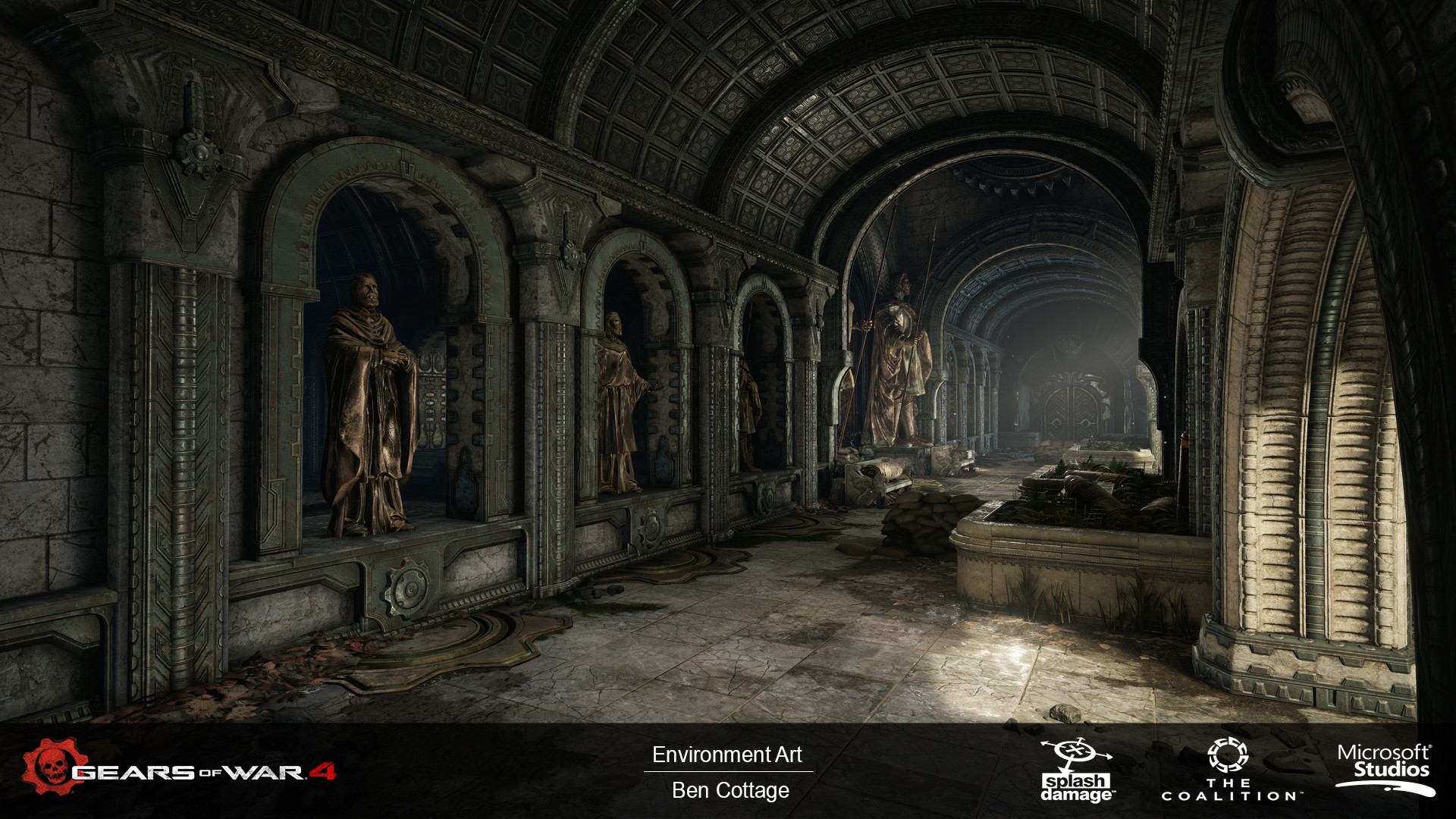 ArtStation - Gears of War 4 - Multiplayer Map: Checkout (DLC)
