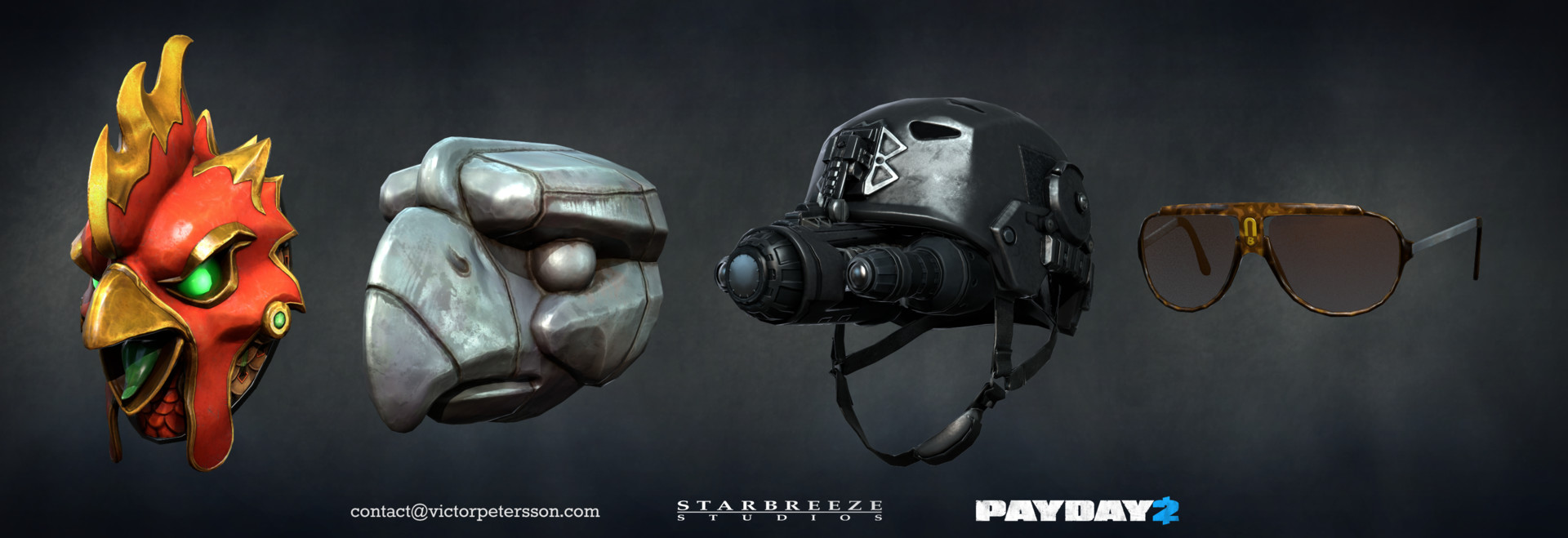 Payday 2 masks colors фото 88