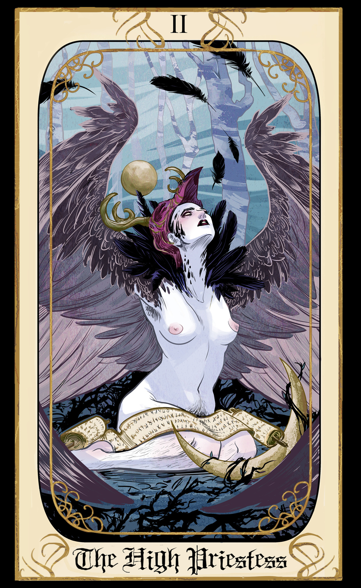 Artstation Old Tarot Card Designs Alexandria Huntington