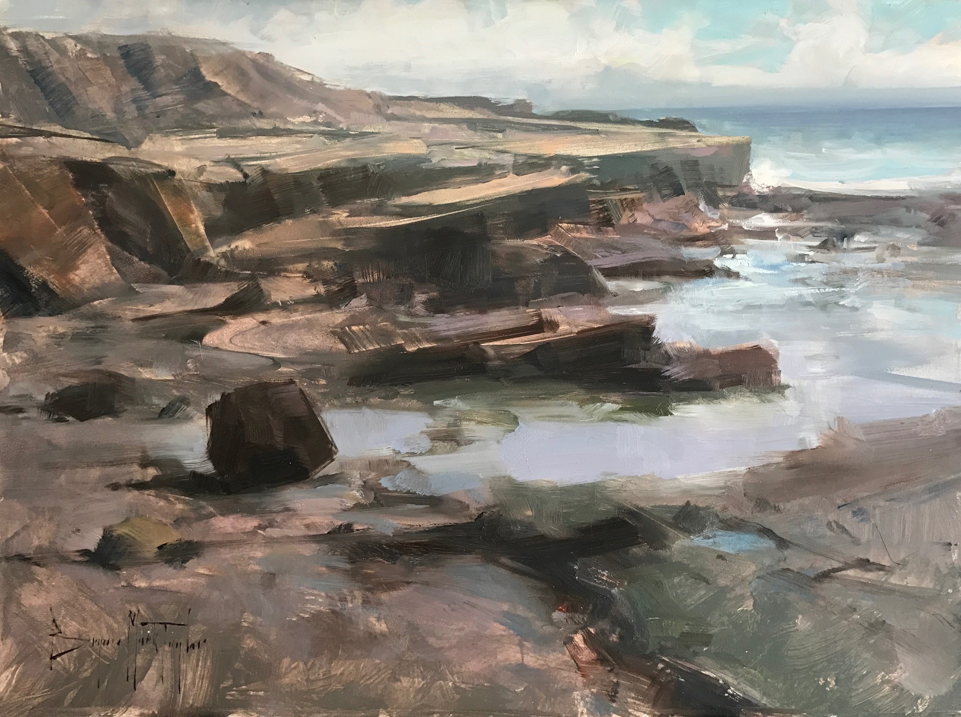 Artstation Sunset Cliffs San Diego Bryan Mark Taylor