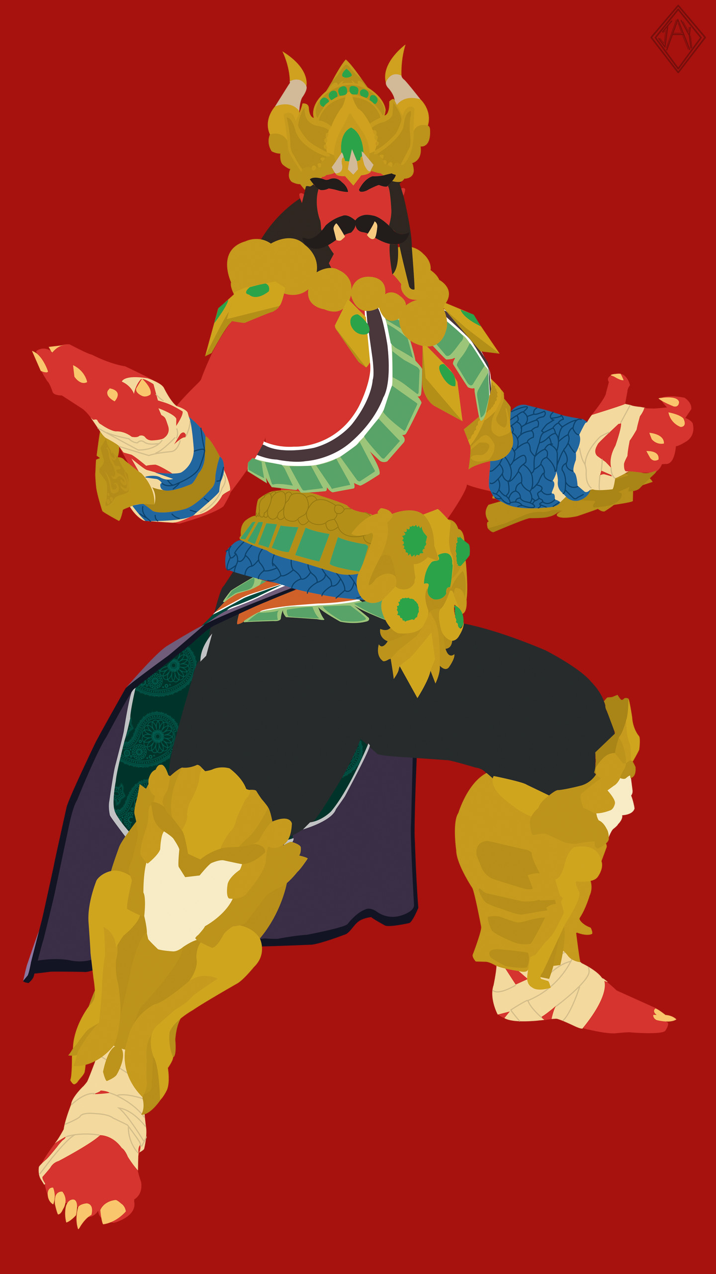 Artstation Smite Ravana Minimalist Wallpaper Jay R He's got to smell good as the due probs uses expensive. artstation smite ravana minimalist