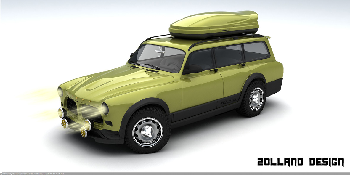 Artstation Old Volvo Cross Country Bo Zolland