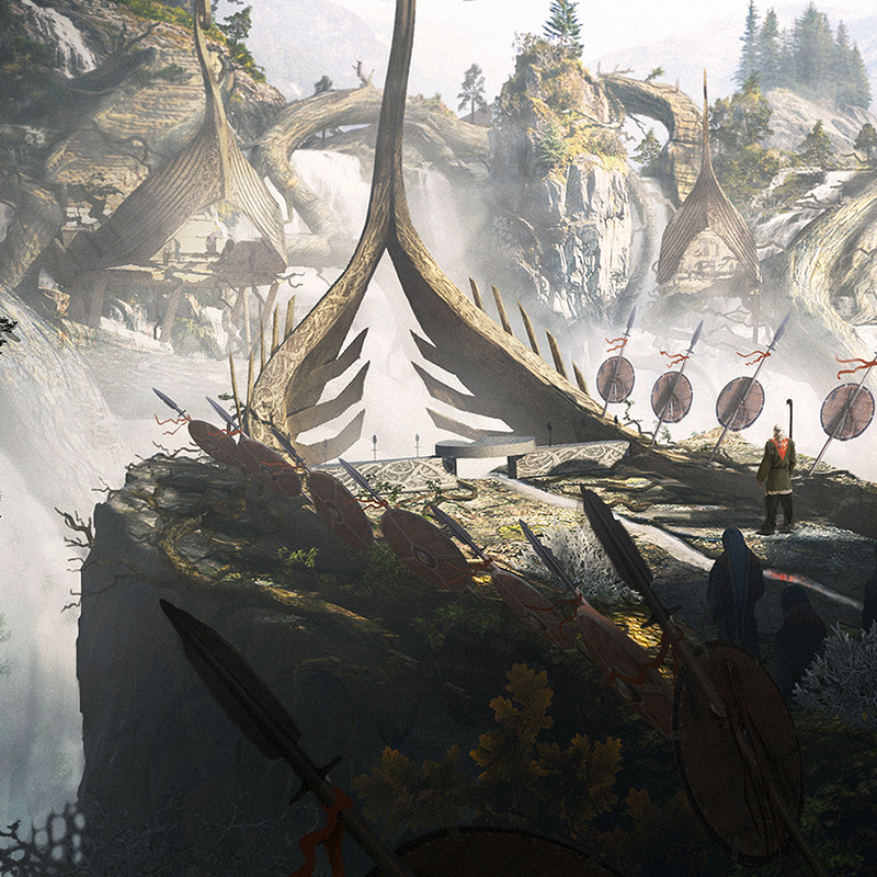 Production design course with Dylan Cole - Artwork by Einar Martinsen - Sacred place, shot 02