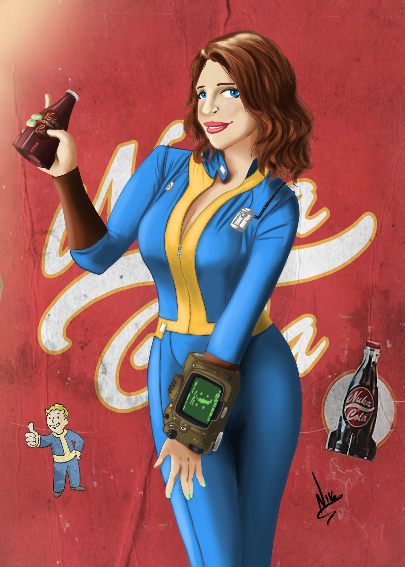 Condition clips vault girl anime fallout 4 фото 66