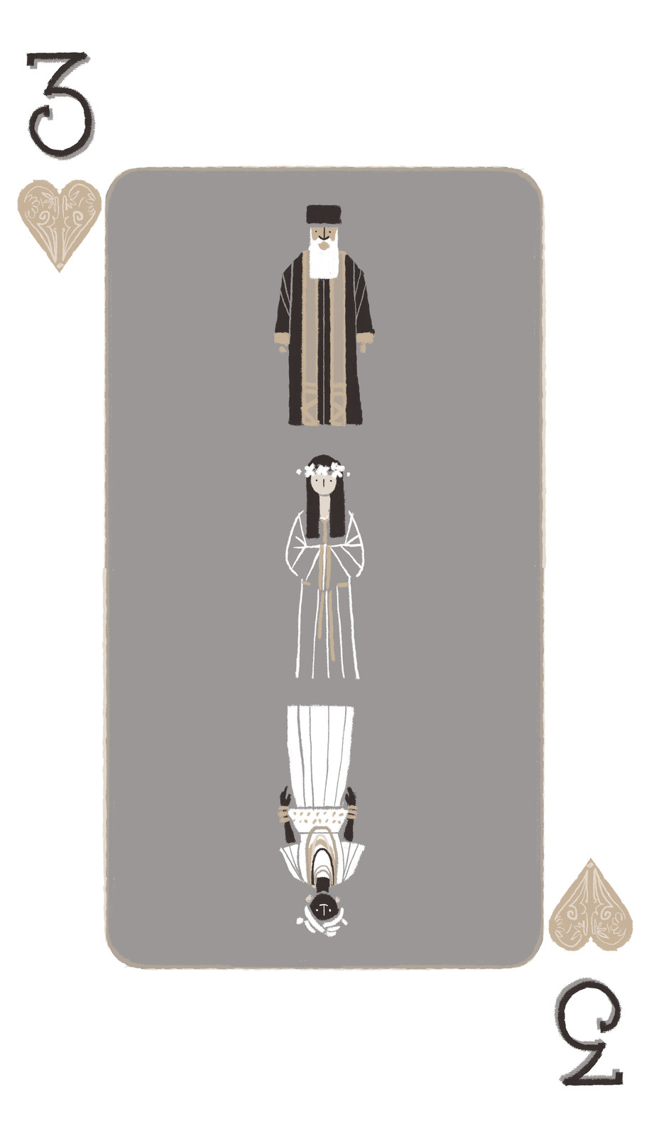 Three of Hearts