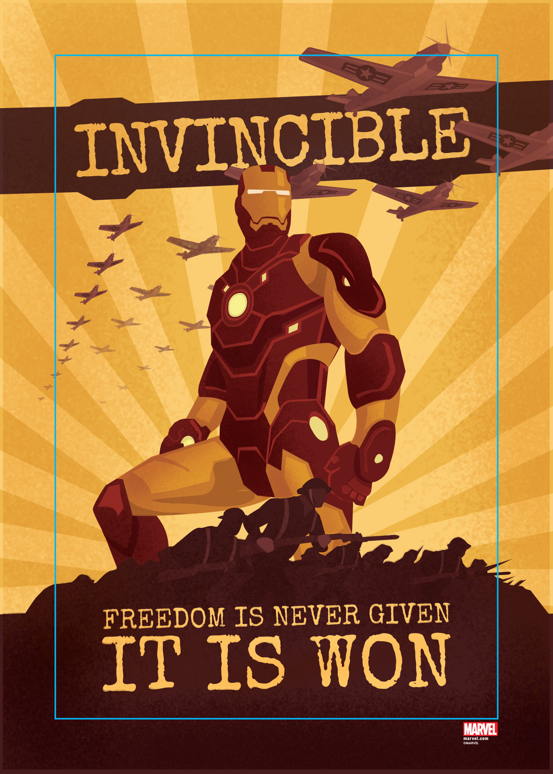 ArtStation Marvel Distressed Canvas Wall Art