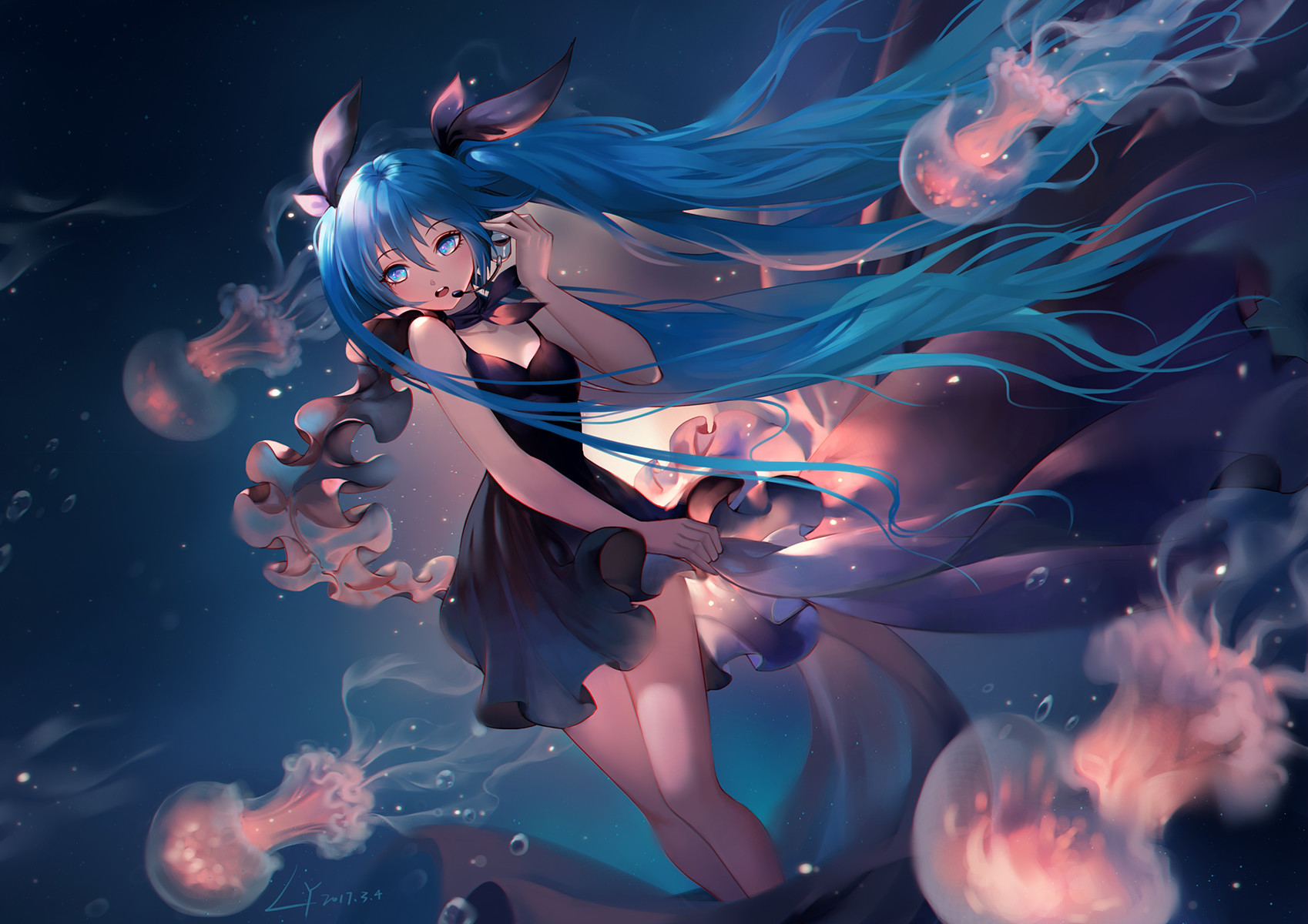 Artstation Miku 深海少女