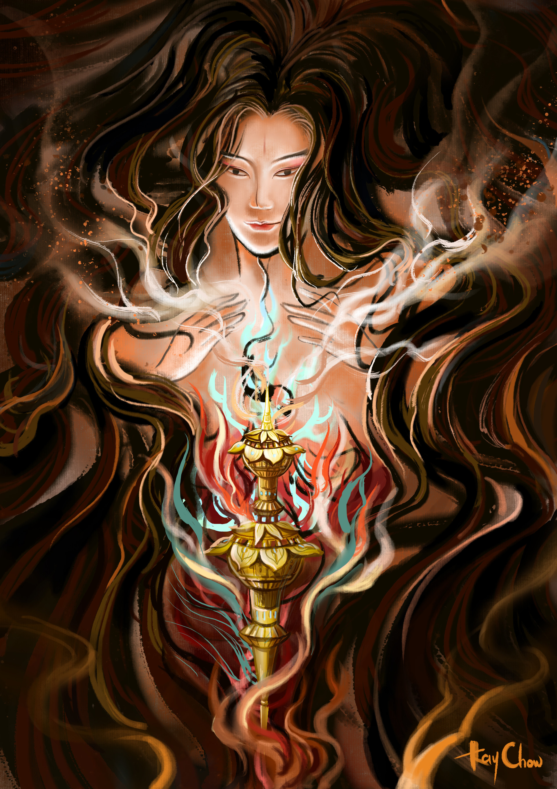 ArtStation chinese wizard