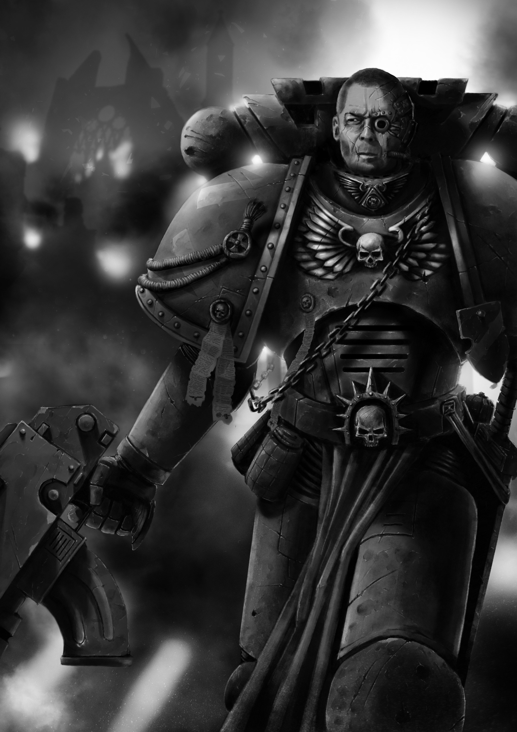 ArtStation - Imperial Fists Sternguard