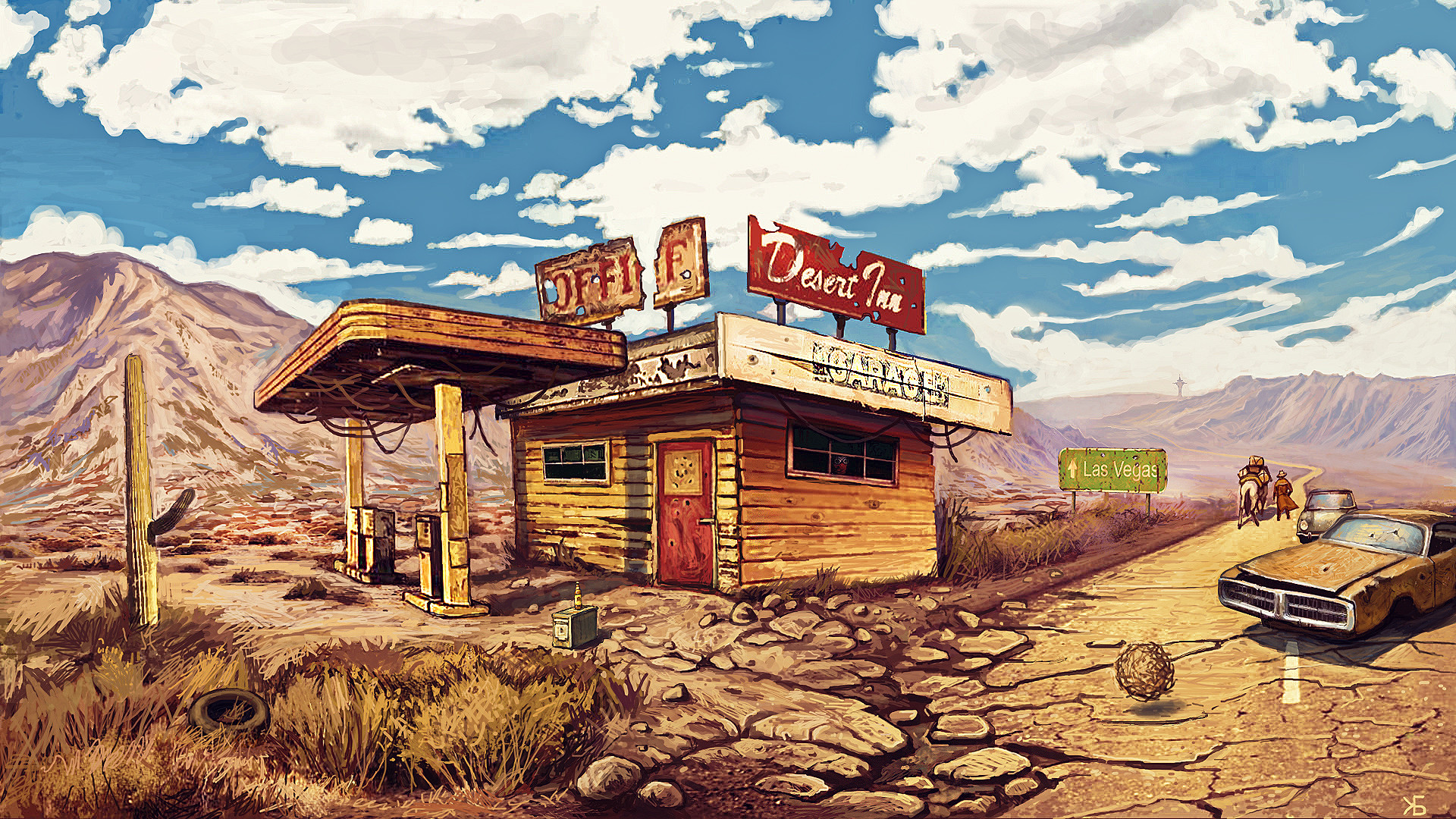 Картина по номерам fallout