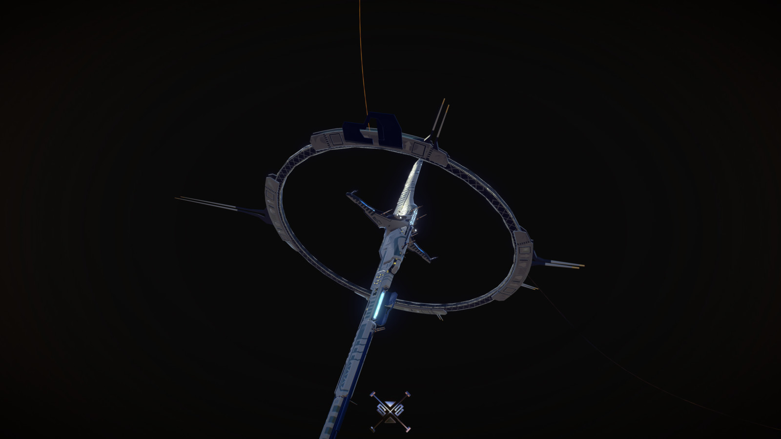 Probably this space station will be changed in the future. Because, well It looks more like giant spaceship rather than space station.