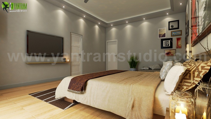 Artstation Modern Bedroom Architectural Modeling Firm For Your