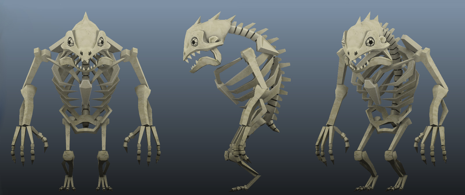 The Skeletal Gemeater. I made him in my off time at work, and I'm glad he made it into the Brutal Edition of the game!