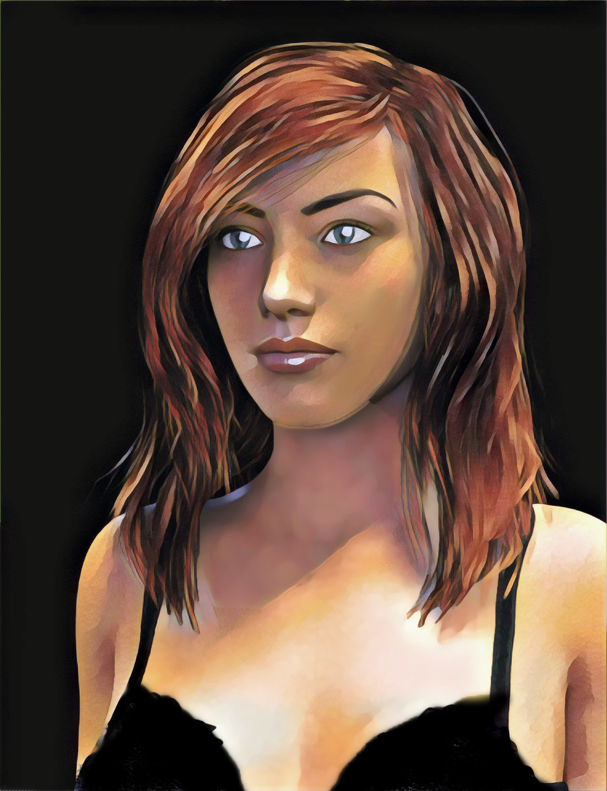 Portrait Study - Redhead