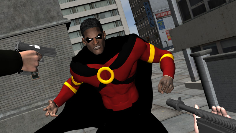 First Daz Studio render after the scene is set. From here I'll export to Blender for the real work to begin.