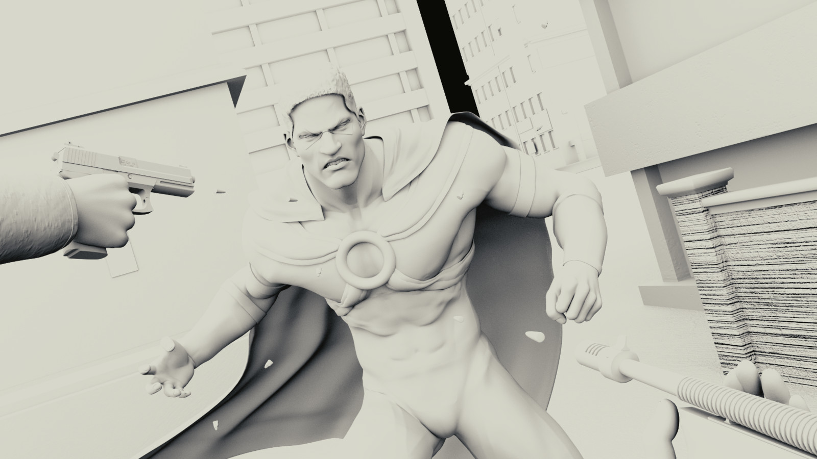 The ambient occlusion pass rendered out of Blender.