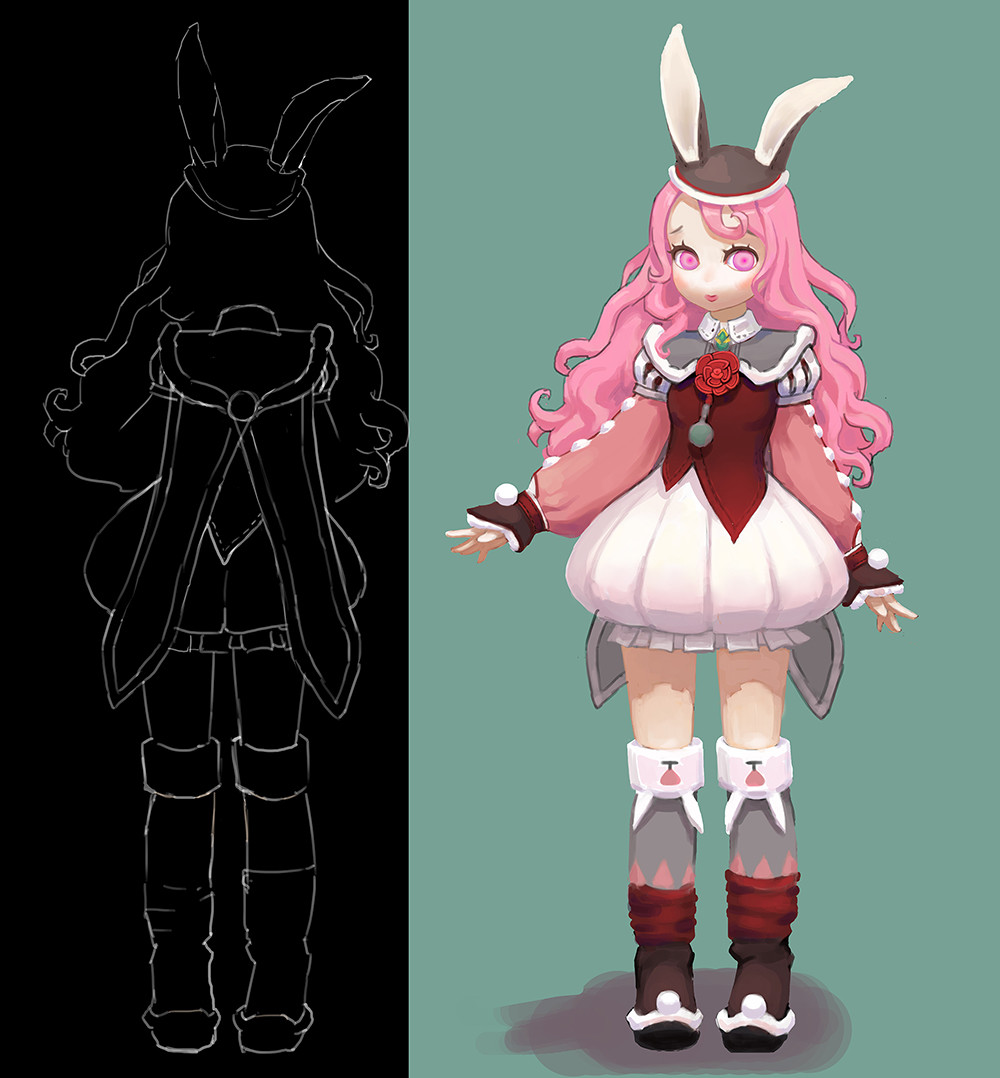 ArtStation - rabbit girl