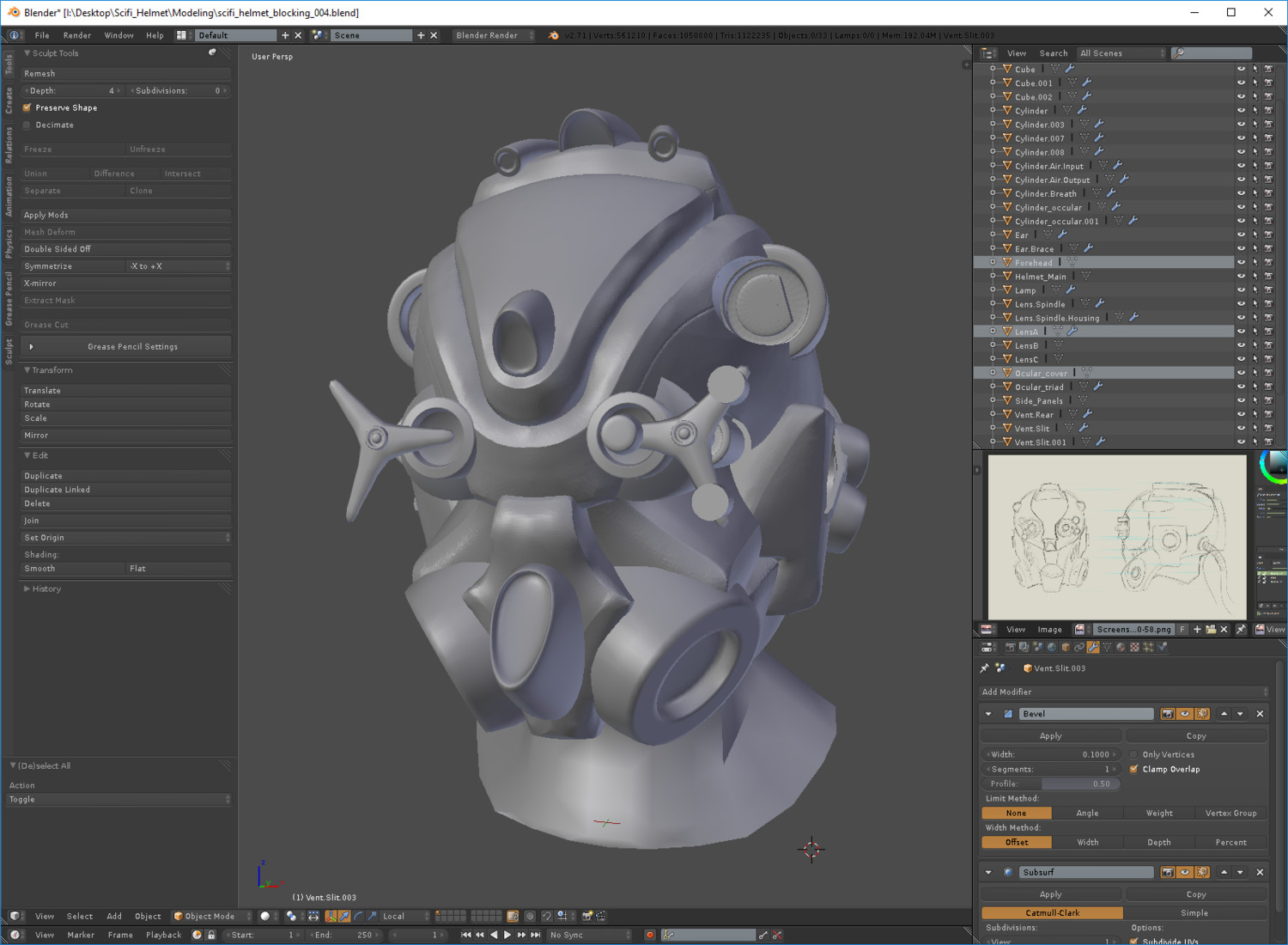 Image result for blender hard surface modeling