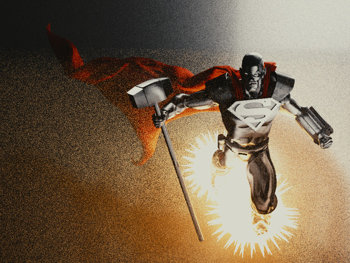 Having fun with the lighting and volumetrics, but not quite what I wanted.