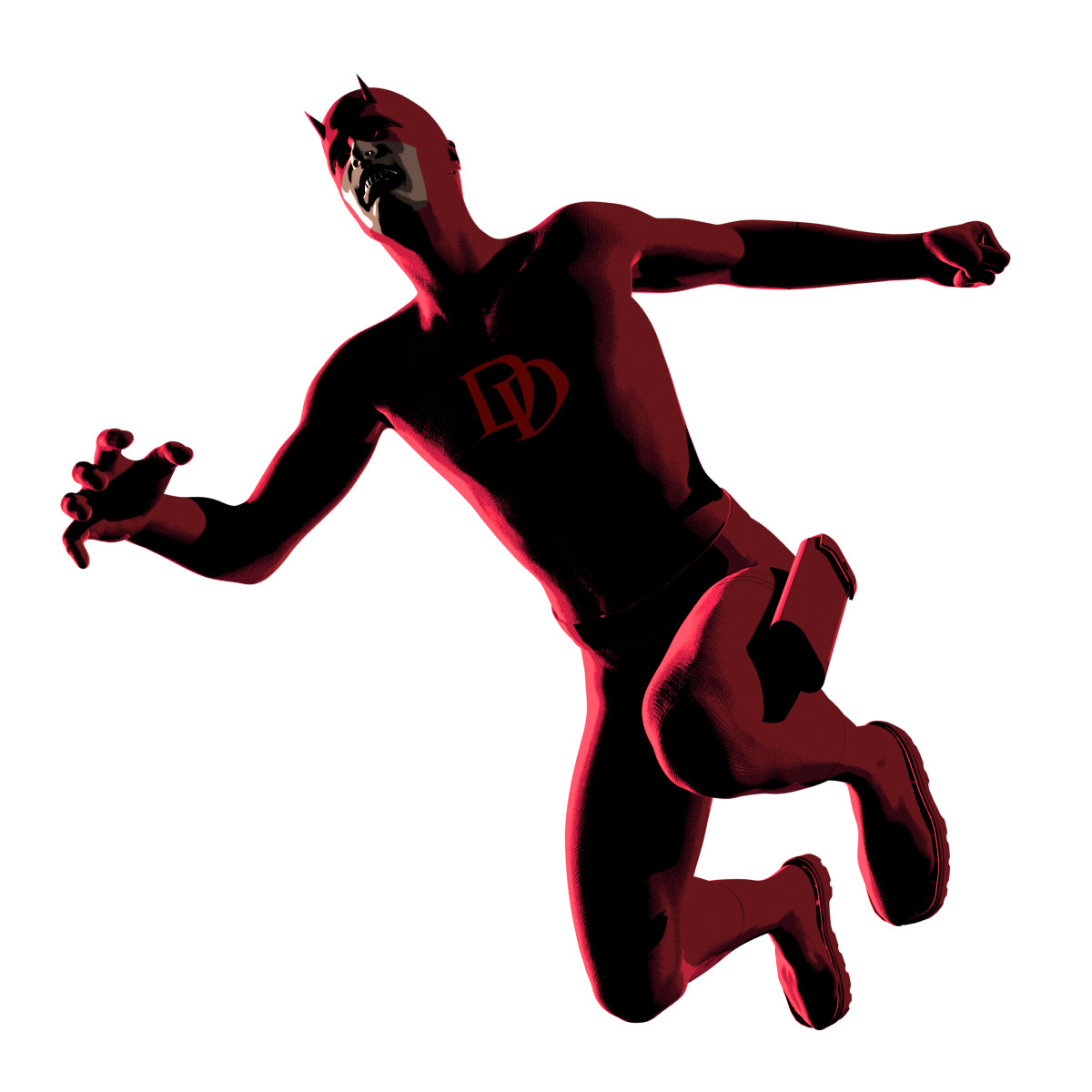 The raw render out of Daz Studio.