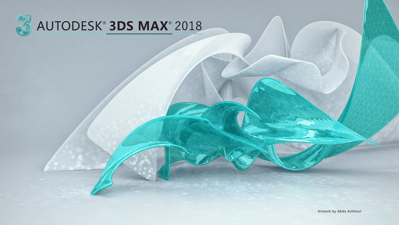 Achtioui Autodesk 3DS MAX 2018 Splash Screen