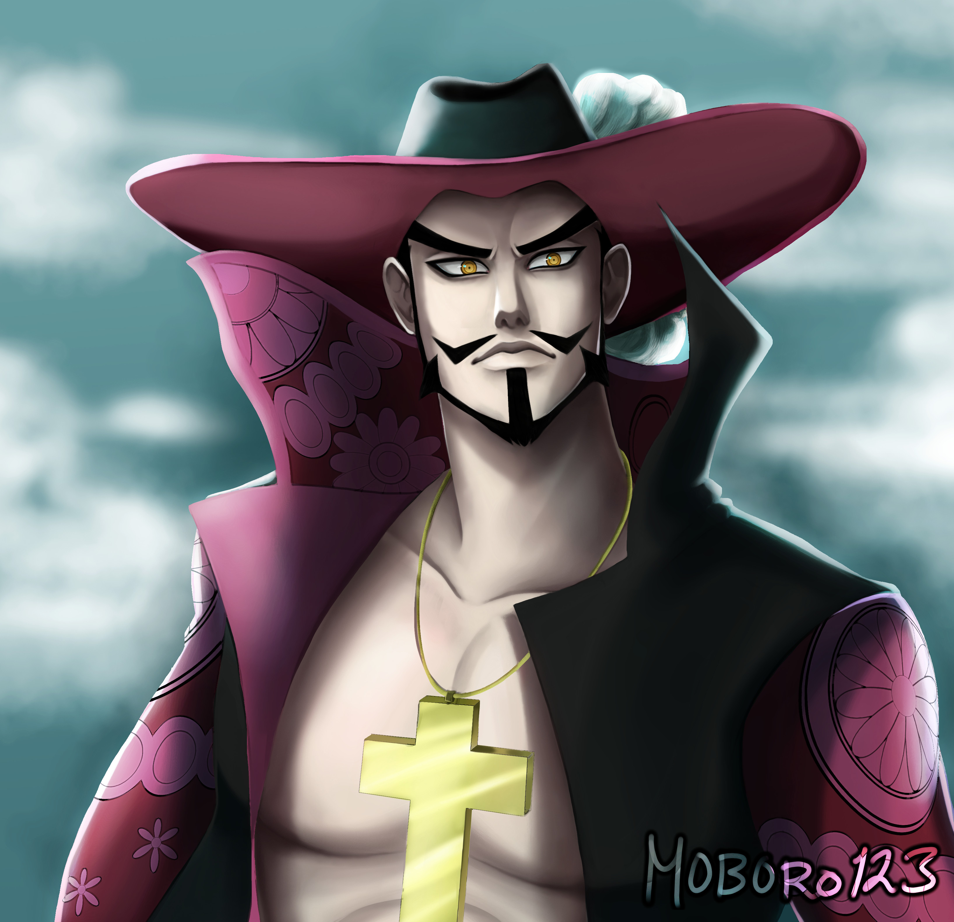 Artstation Dracule Hawk Eye Mihawk Candy Birdie