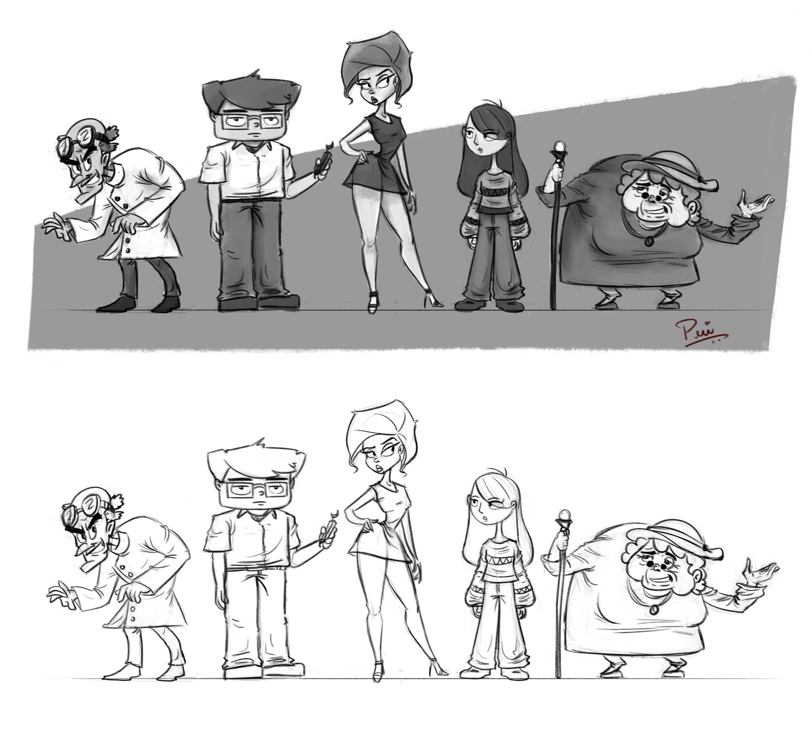 Character Design Line Up