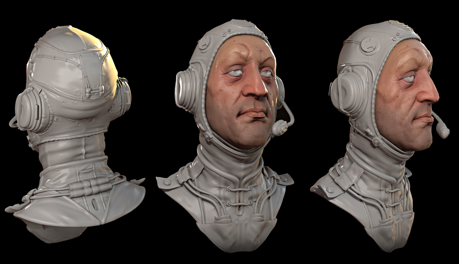 Marmoset Render, with a substance designer skin pass 