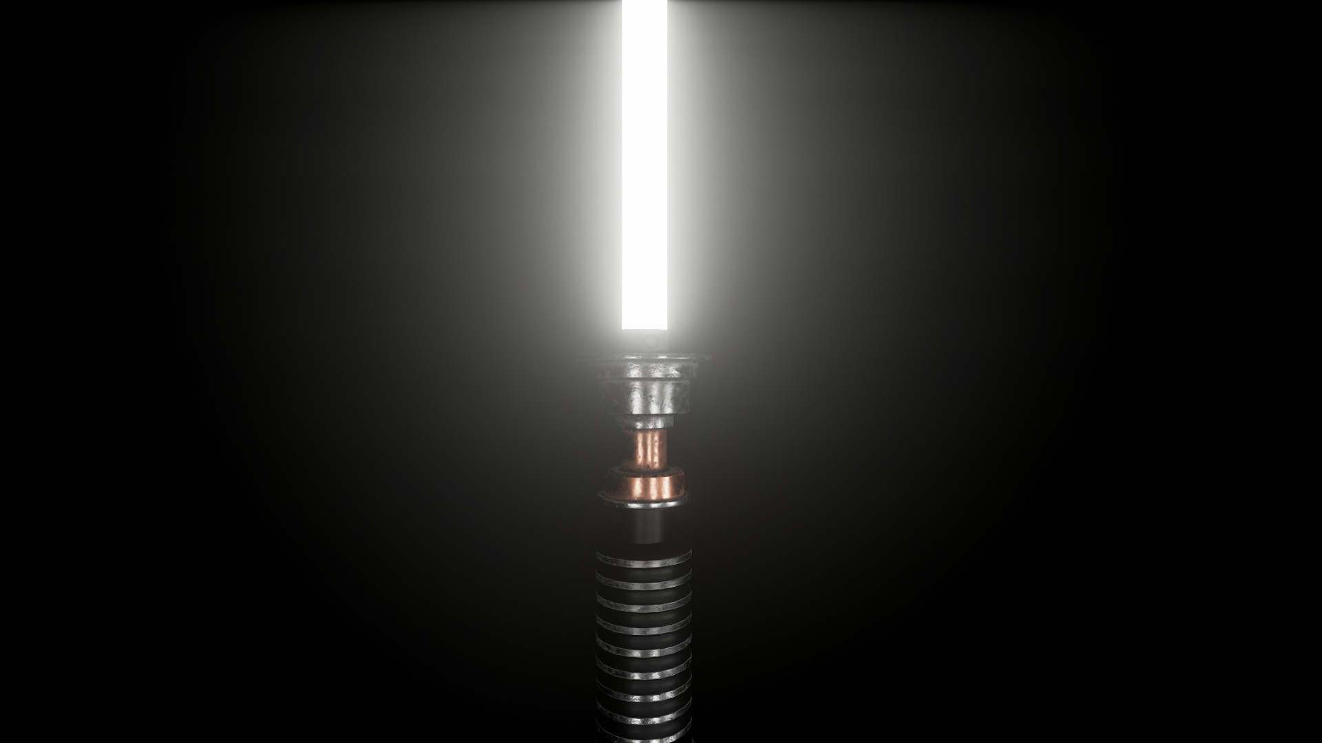 white lightsaber