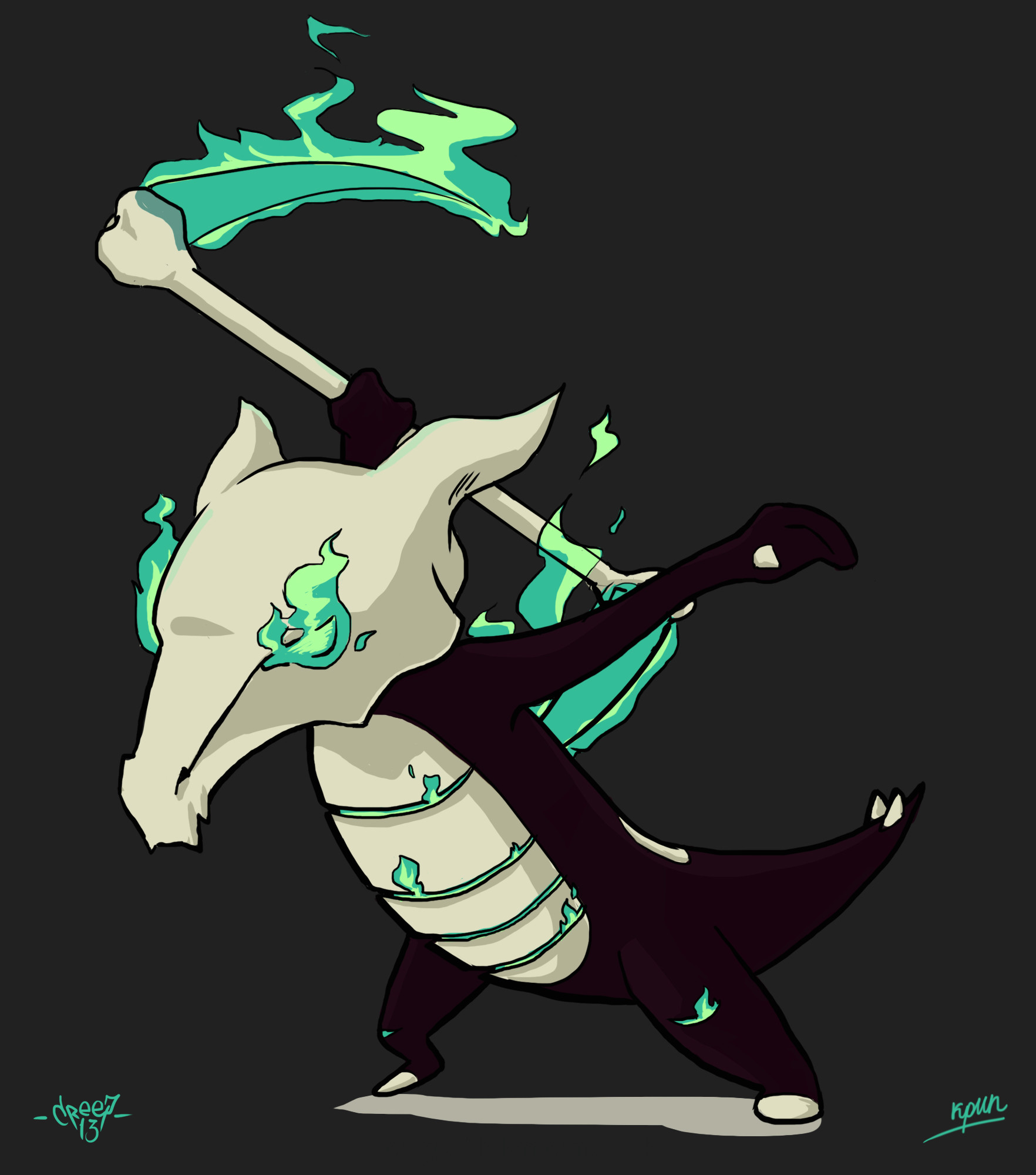 ArtStation - Alolan Mega Marowak